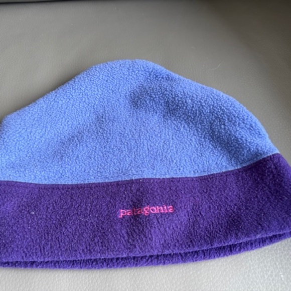 PATAGONIA fleece beanie hat toque sz L unisex adults purple lavender - Picture 1 of 10